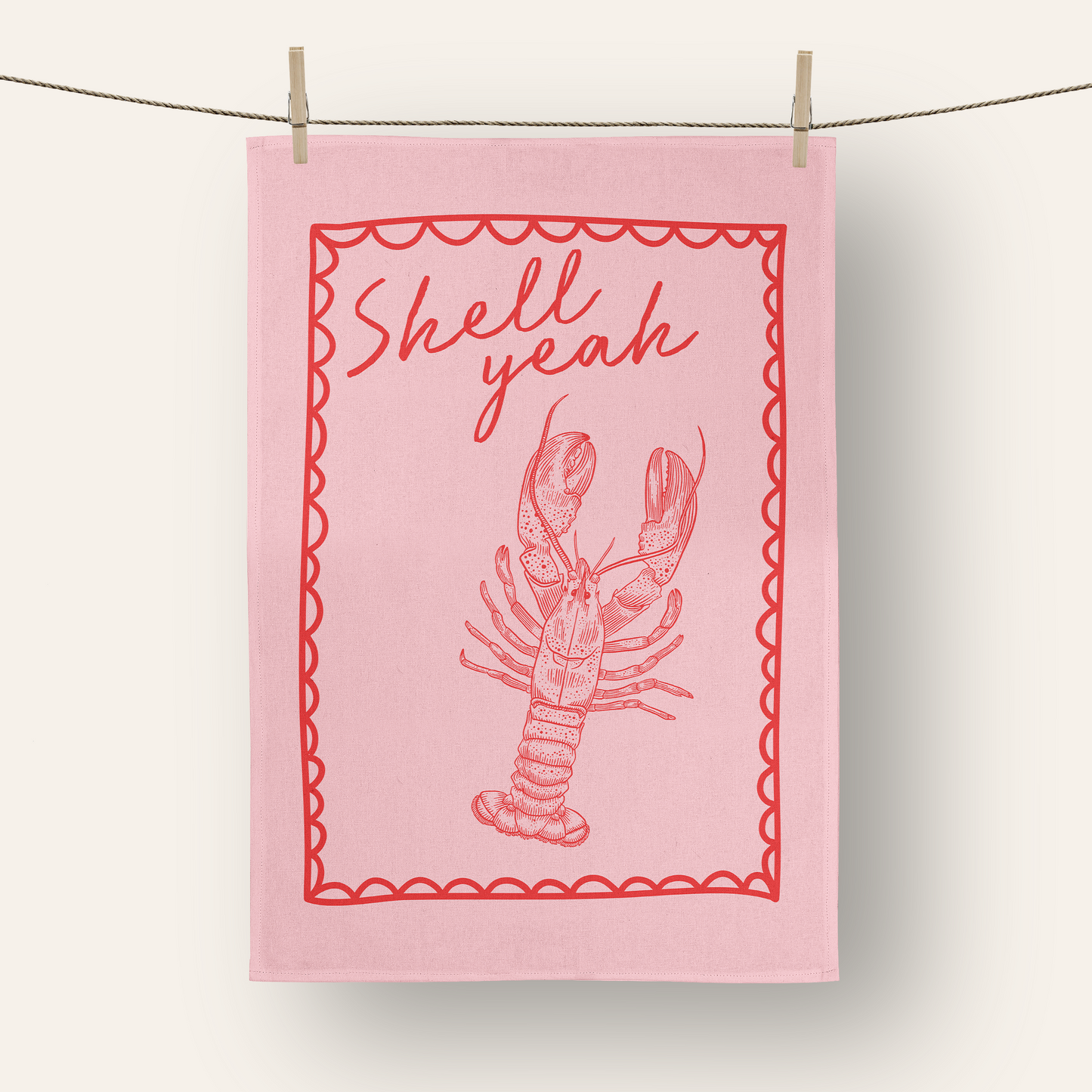 Shell Yeah | Tea Towel