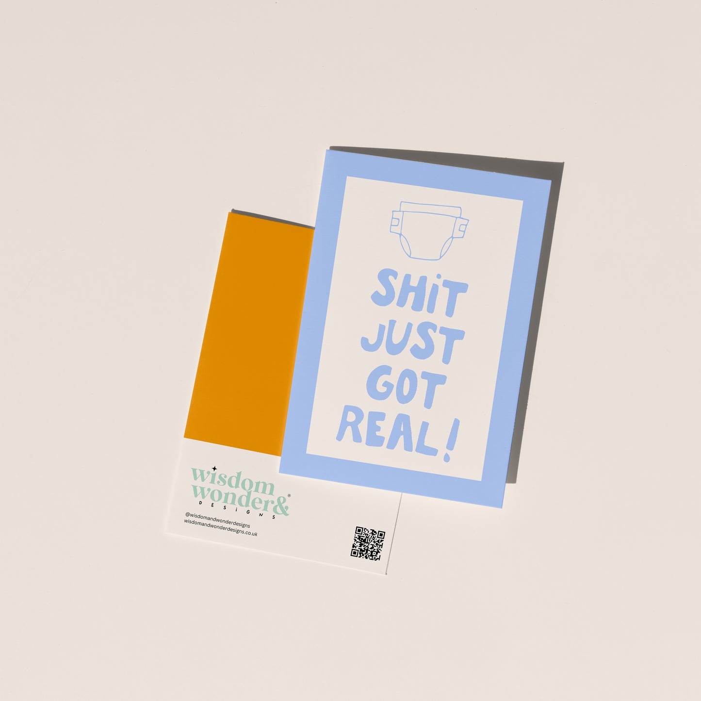 Shit Just Got Real | Greeting Card
