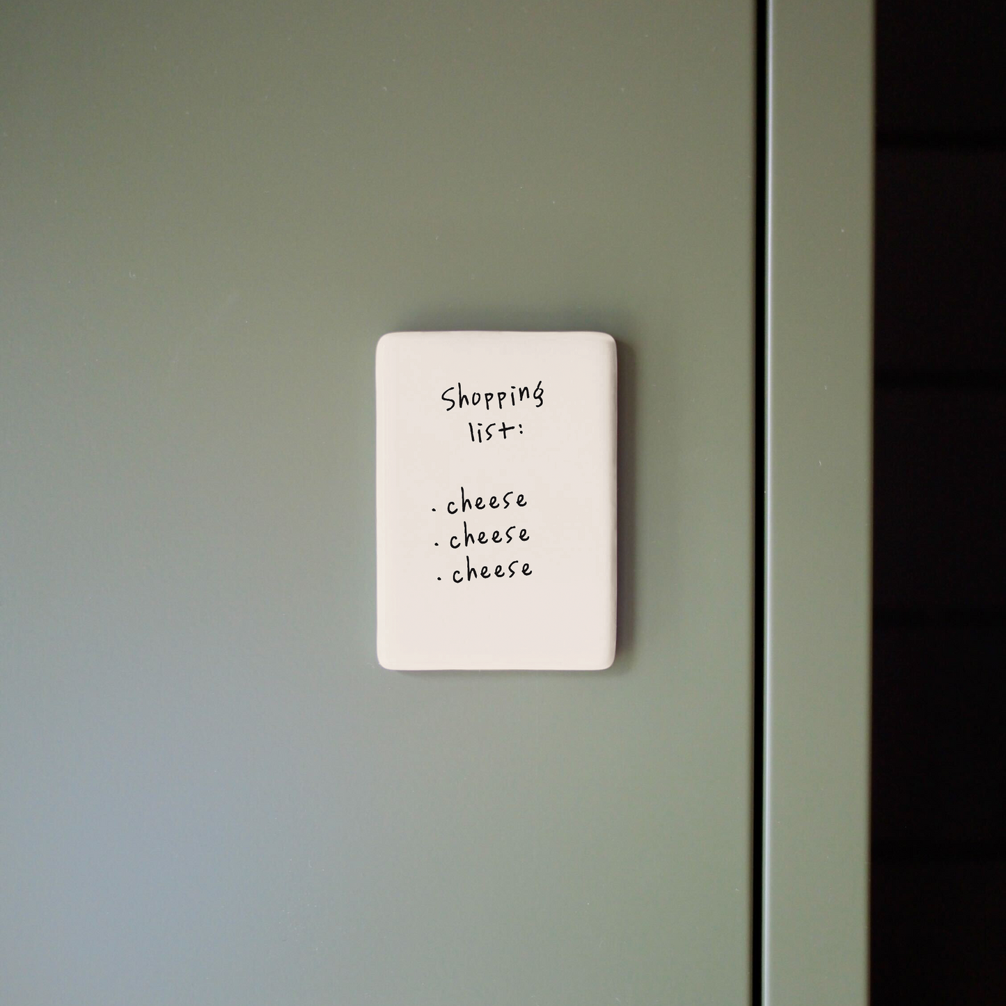 Shopping List | Ceramic Magnet