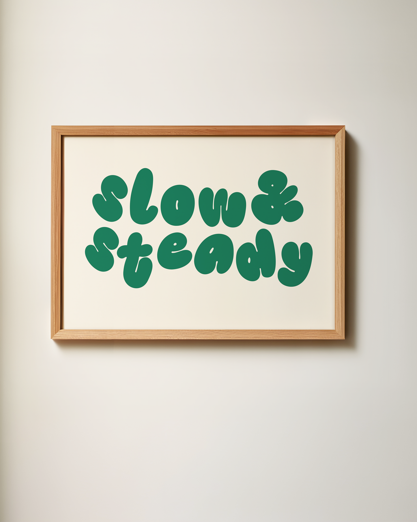 WISDOM & WONDER DESIGNS X MIND | Slow & Steady | Art Print
