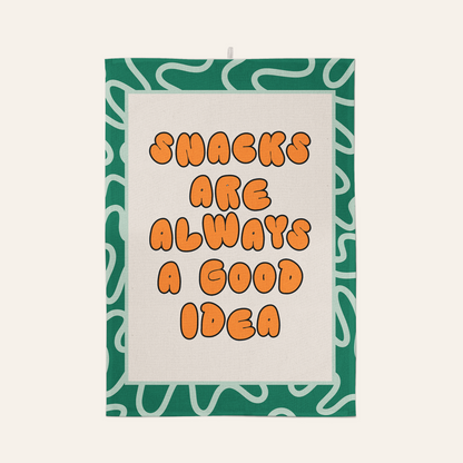Snacks Are Always A Good Idea | Tea Towel