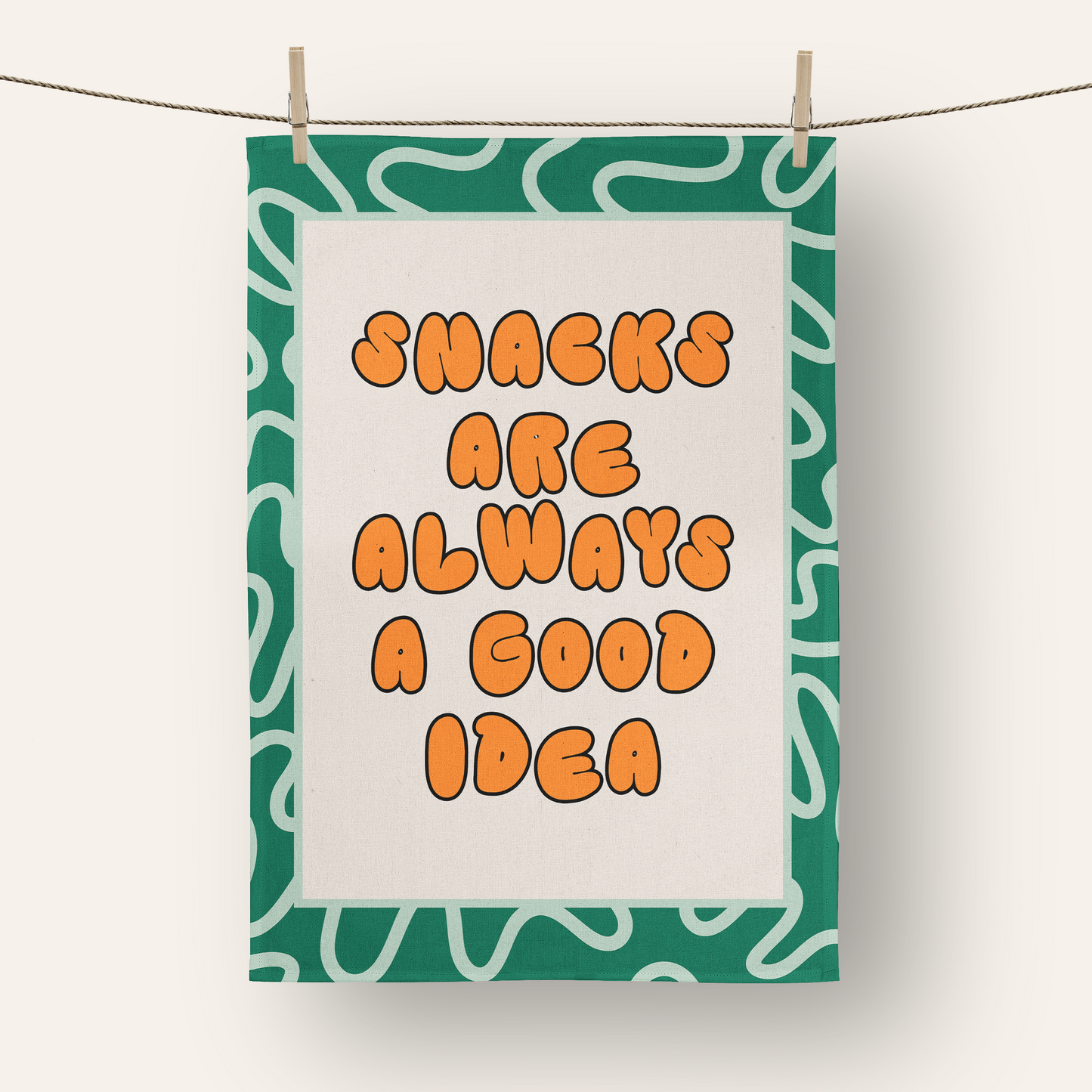 Snacks Are Always A Good Idea | Tea Towel
