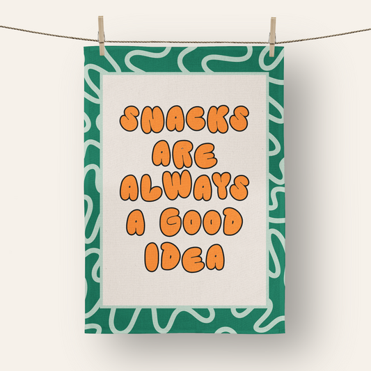 Snacks Are Always A Good Idea | Tea Towel
