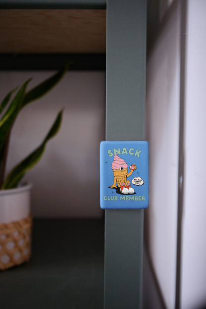 Snack Club Member | Ceramic Magnet