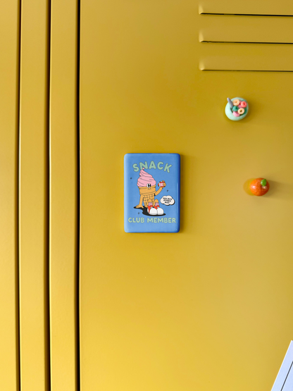 Snack Club Member | Ceramic Magnet