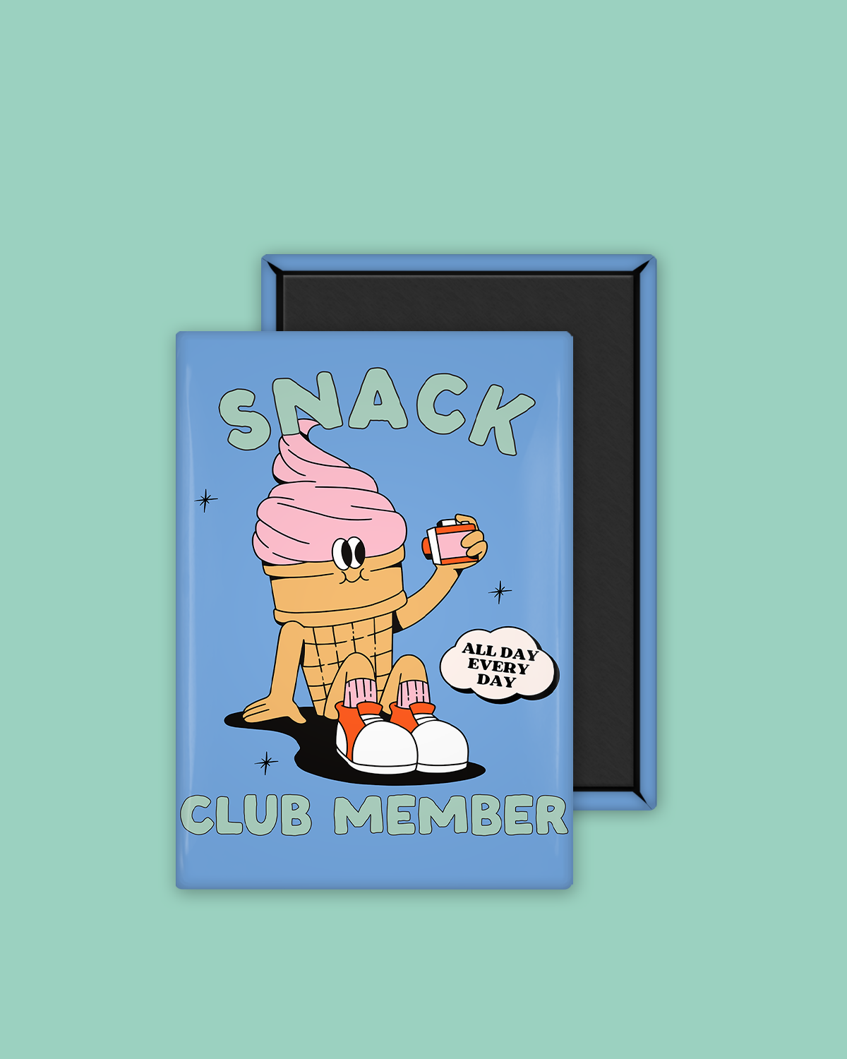 Snack Club Member | Ceramic Magnet