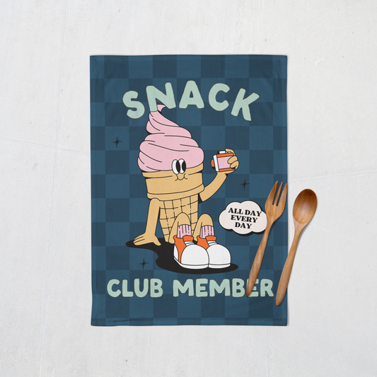 Snack Club Member | Tea Towel