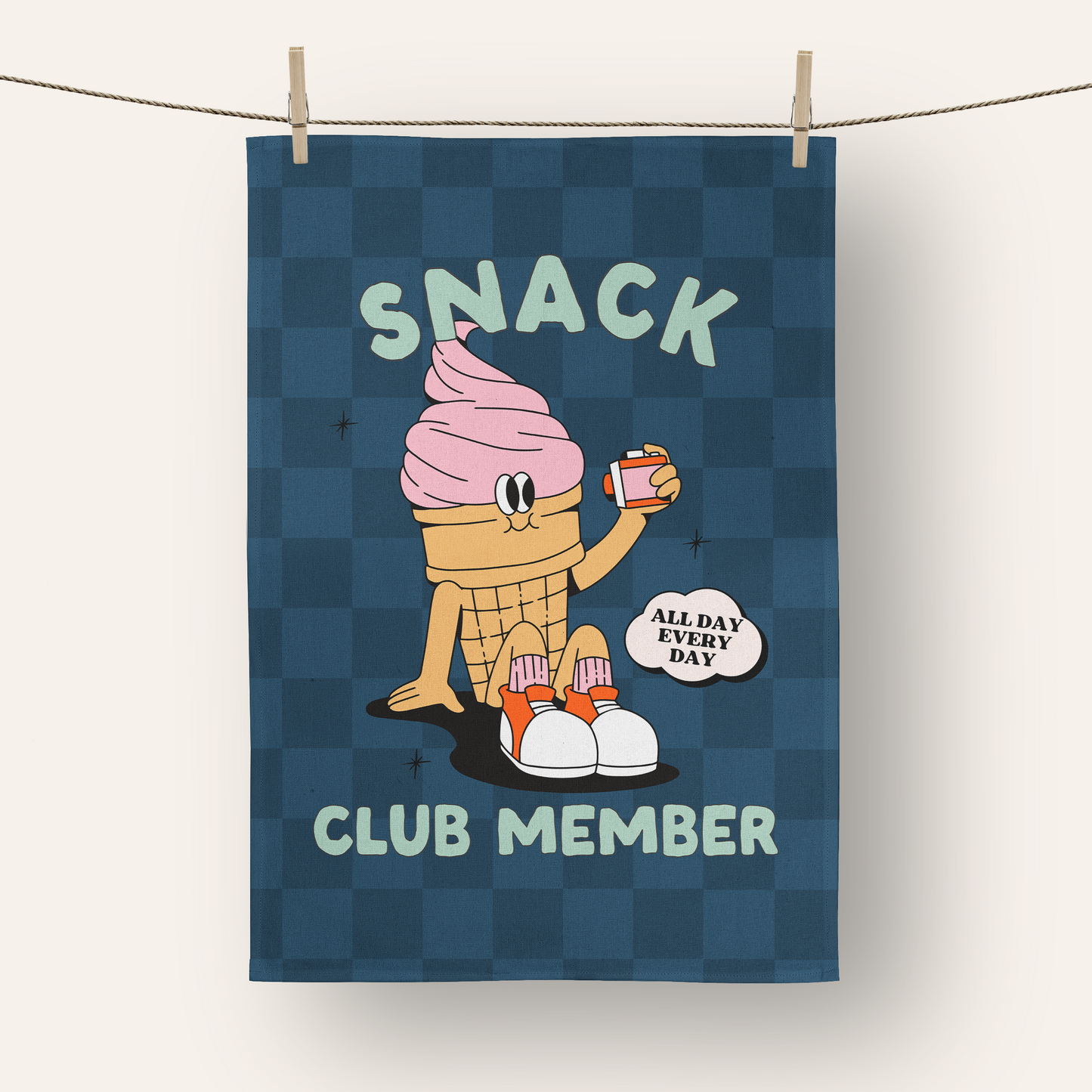 Snack Club Member | Tea Towel