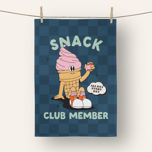 Snack Club Member | Tea Towel