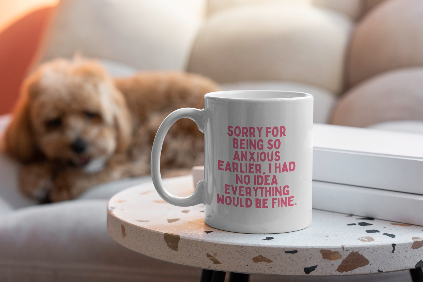 Sorry For Being So Anxious, I Had No Idea Everything Would Be Fine | Mug