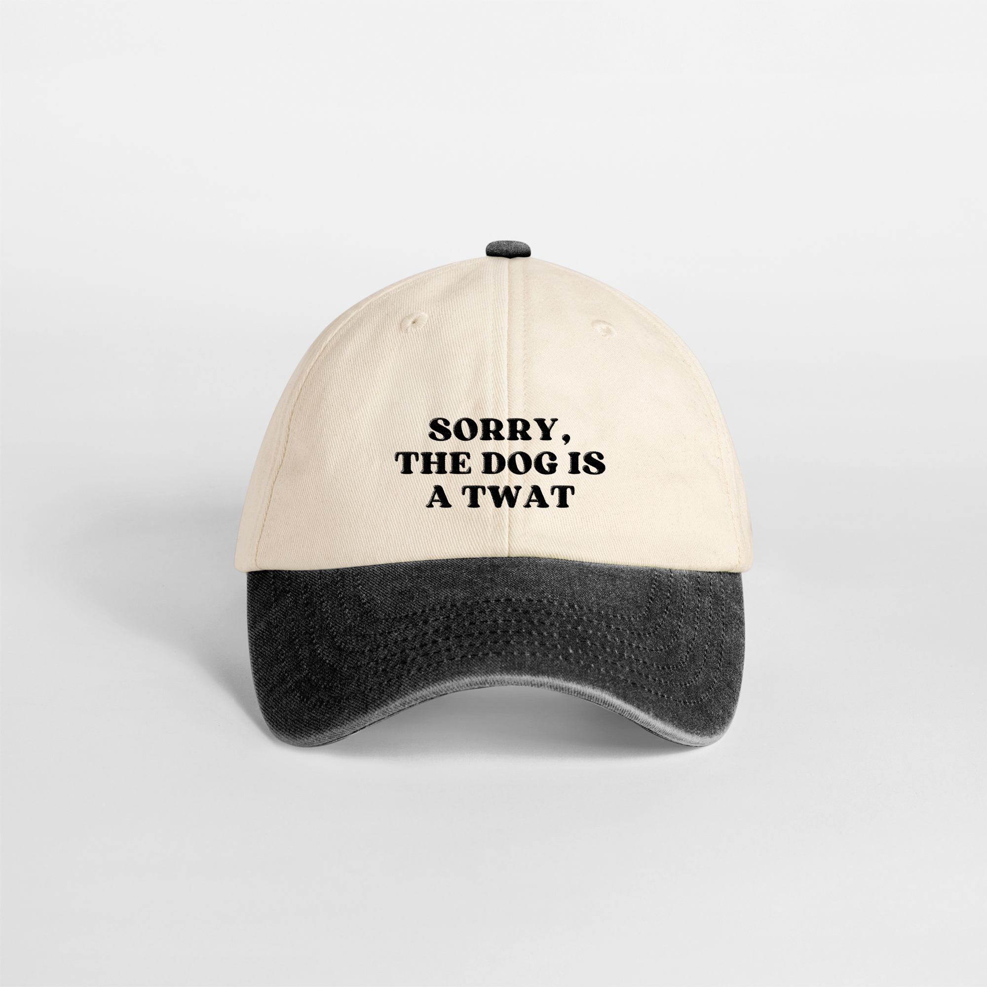 Sorry, The Dog Is A Twat | Vintage Two Tone Cap