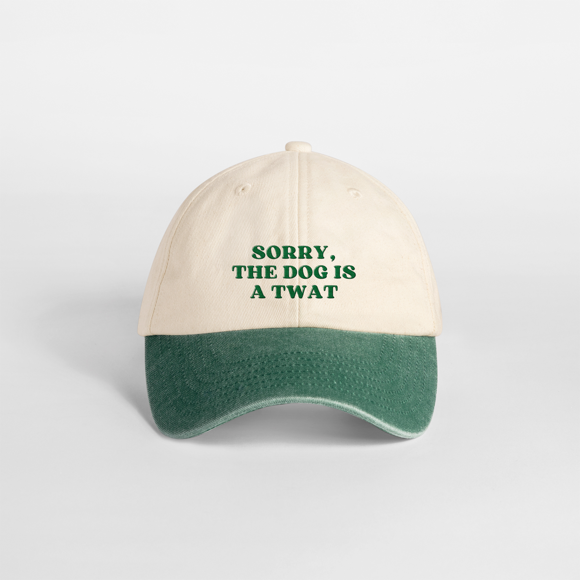 Sorry, The Dog Is A Twat | Vintage Two Tone Cap