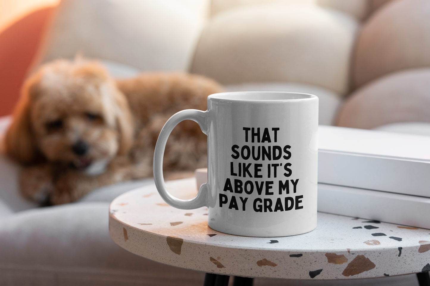 That Sounds Like It's Above My Pay Grade | Mug