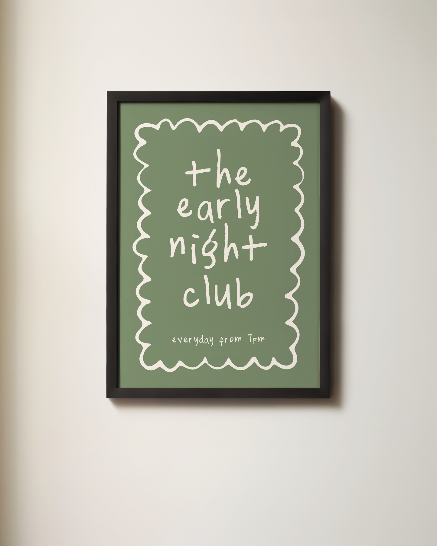 The Early Night Club | Art Print