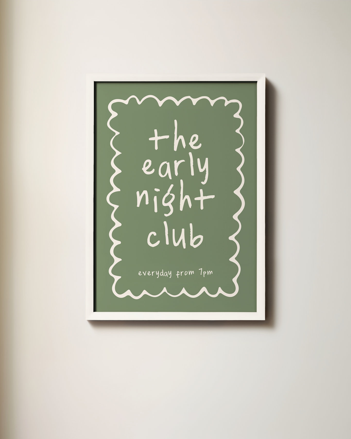 The Early Night Club | Art Print