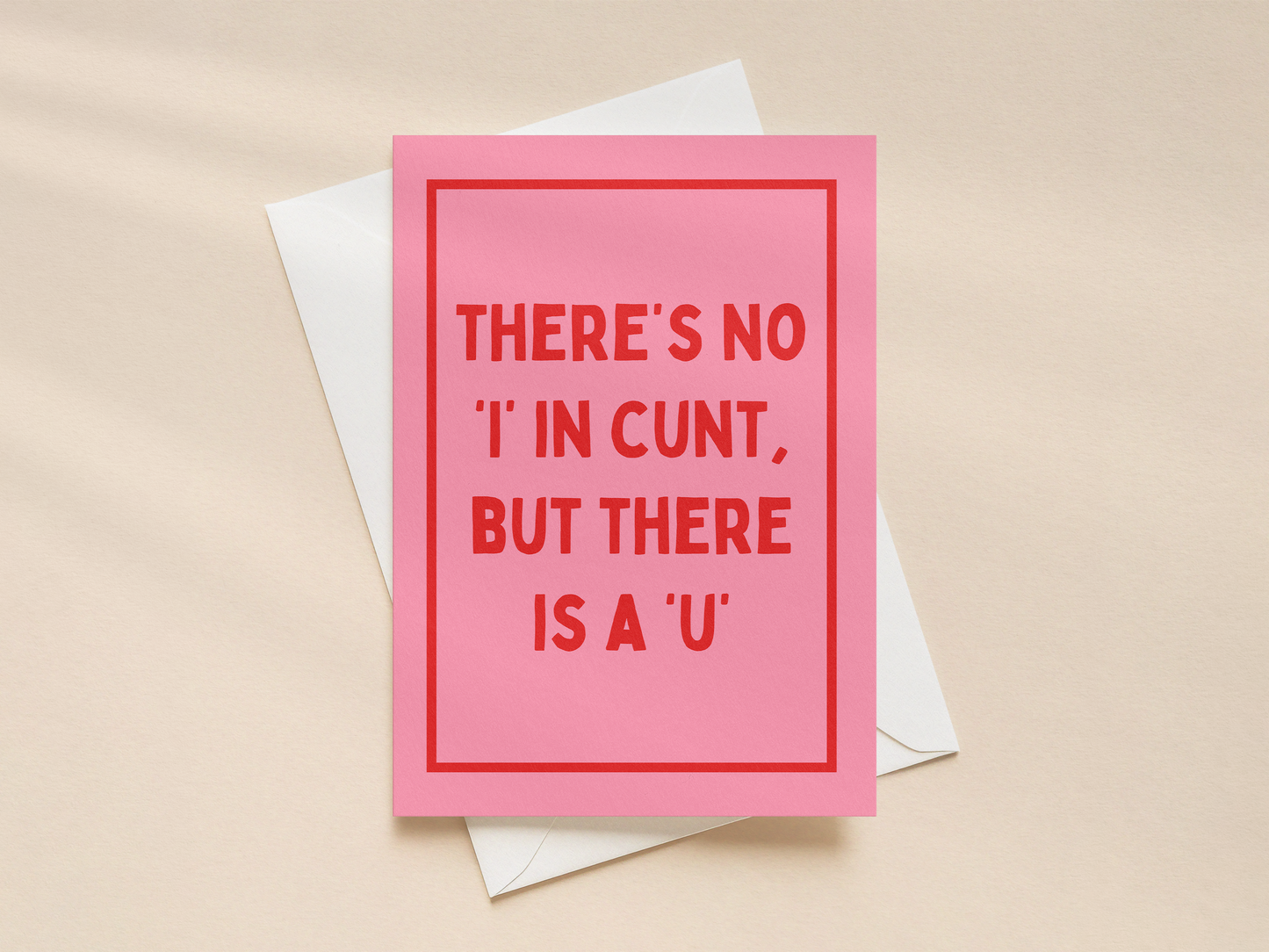 There's No I | Greeting Card