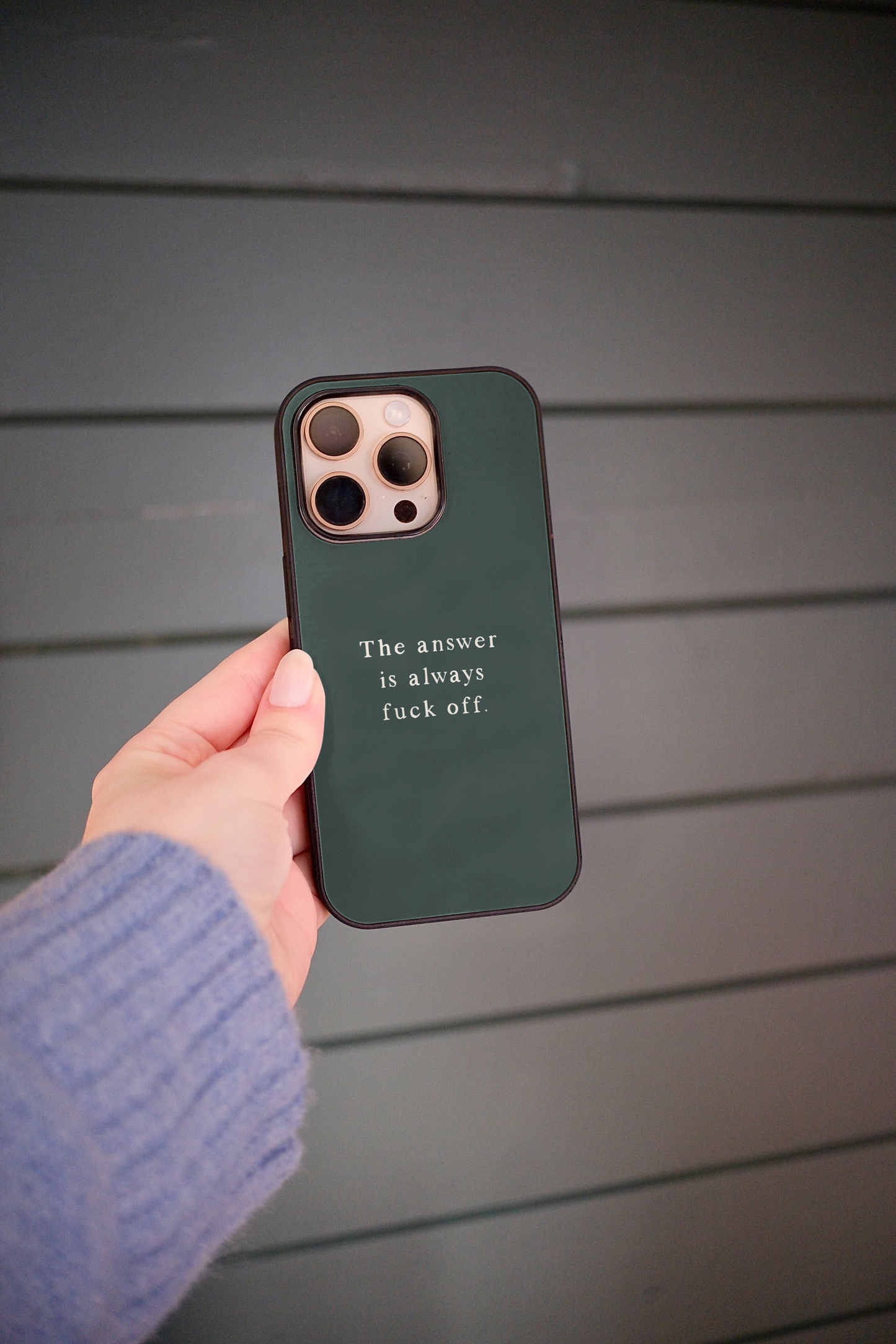 The Answer Is Always Fuck Off | Phone Case