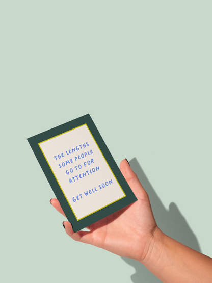 The Lengths Some People | Greeting Card