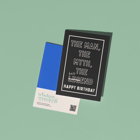 The Man The Myth | Greeting Card
