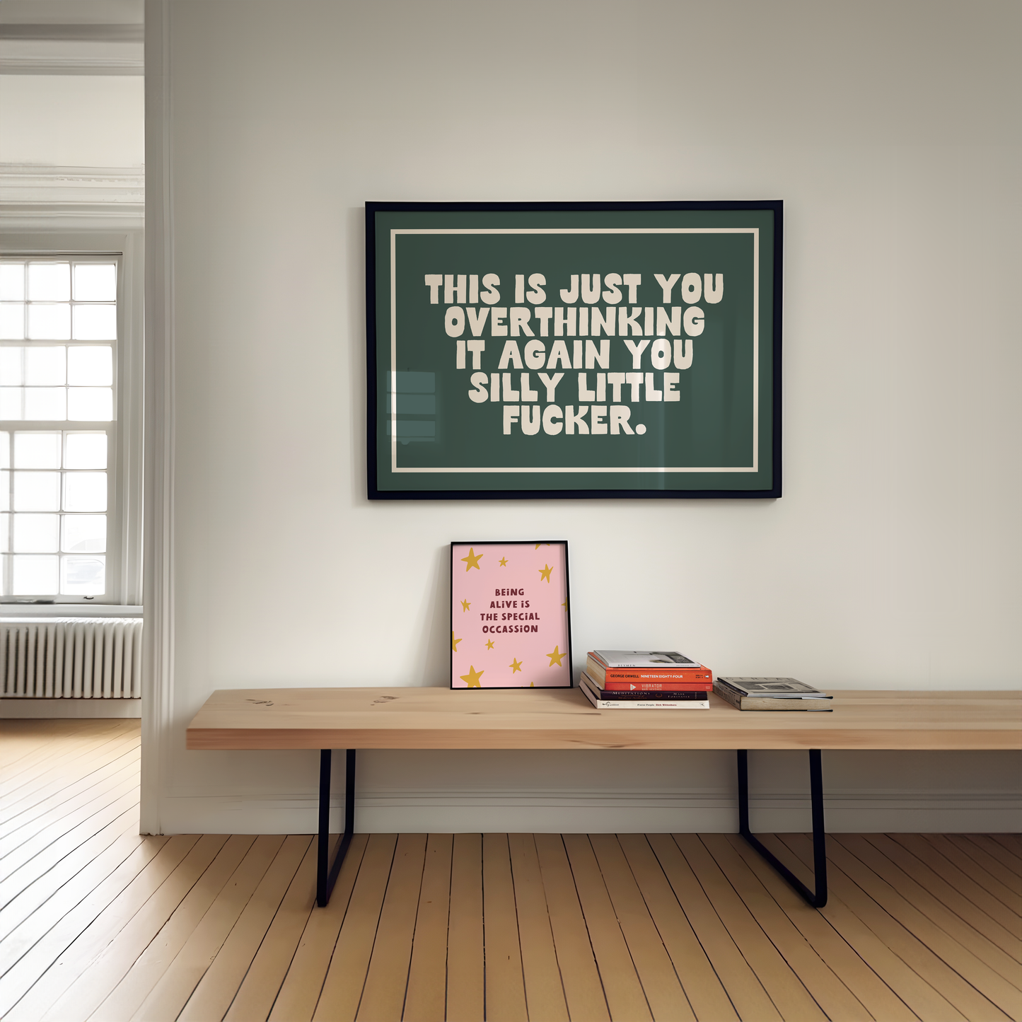 WISDOM & WONDER DESIGNS X MIND | This Is Just You Overthinking | Art Print