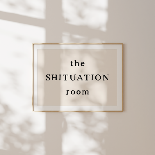 This Shituation Room | Art Print