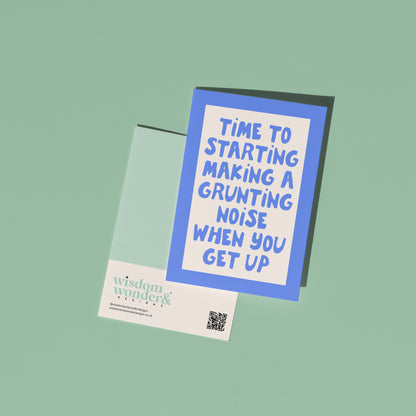 Time To Start Making | Greeting Card