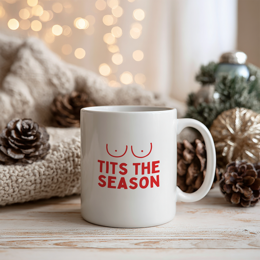 Tits The Season | Ceramic Christmas Mug