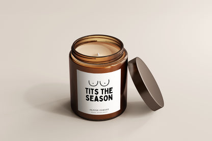 Christmas Candle | Tits The Season