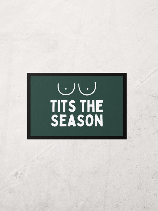 Christmas Indoor Door Mat | Tits The Season