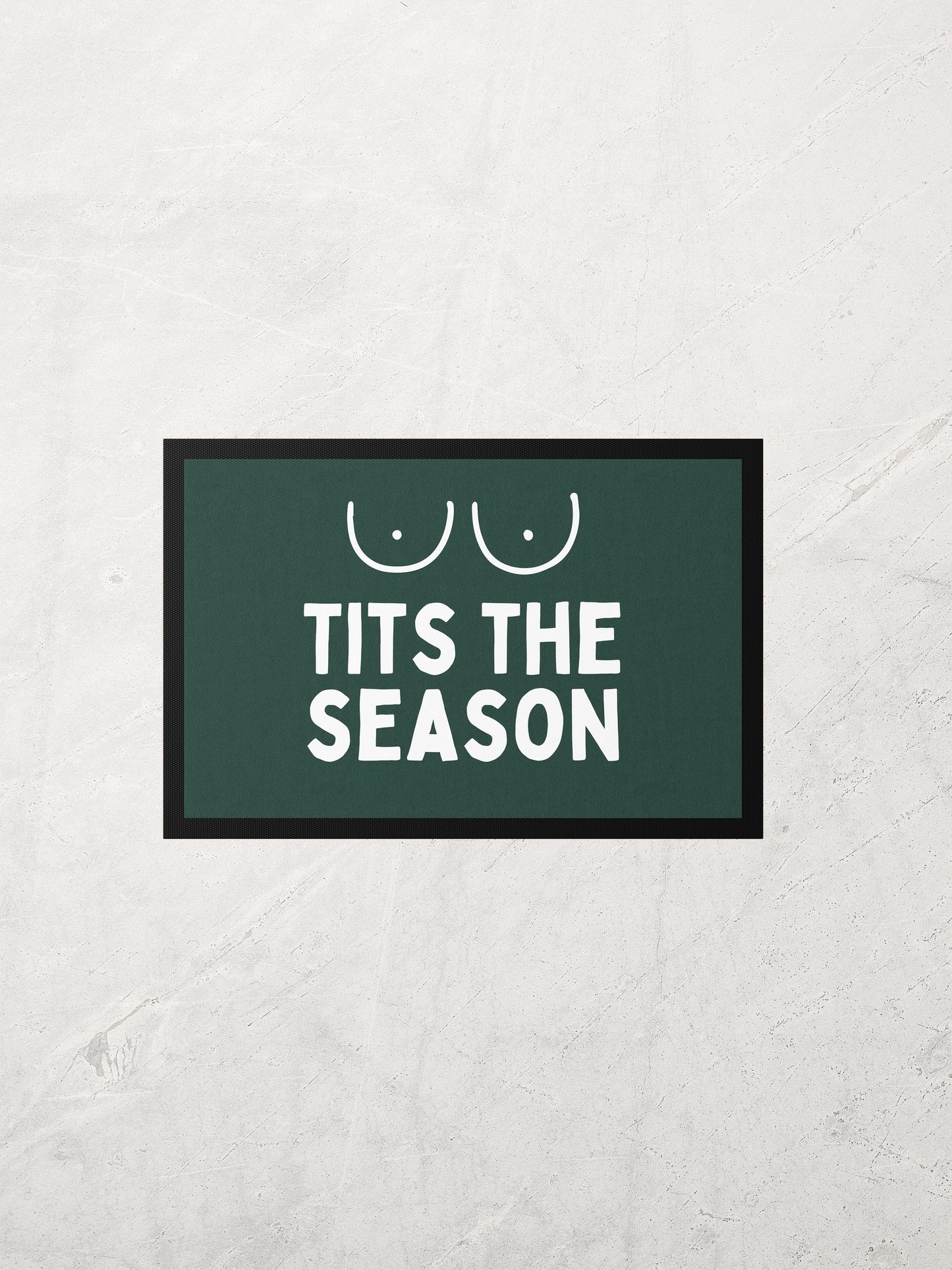Tits The Season | Indoor Christmas Door Mat