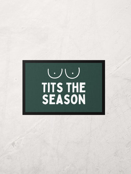 Tits The Season | Indoor Christmas Door Mat