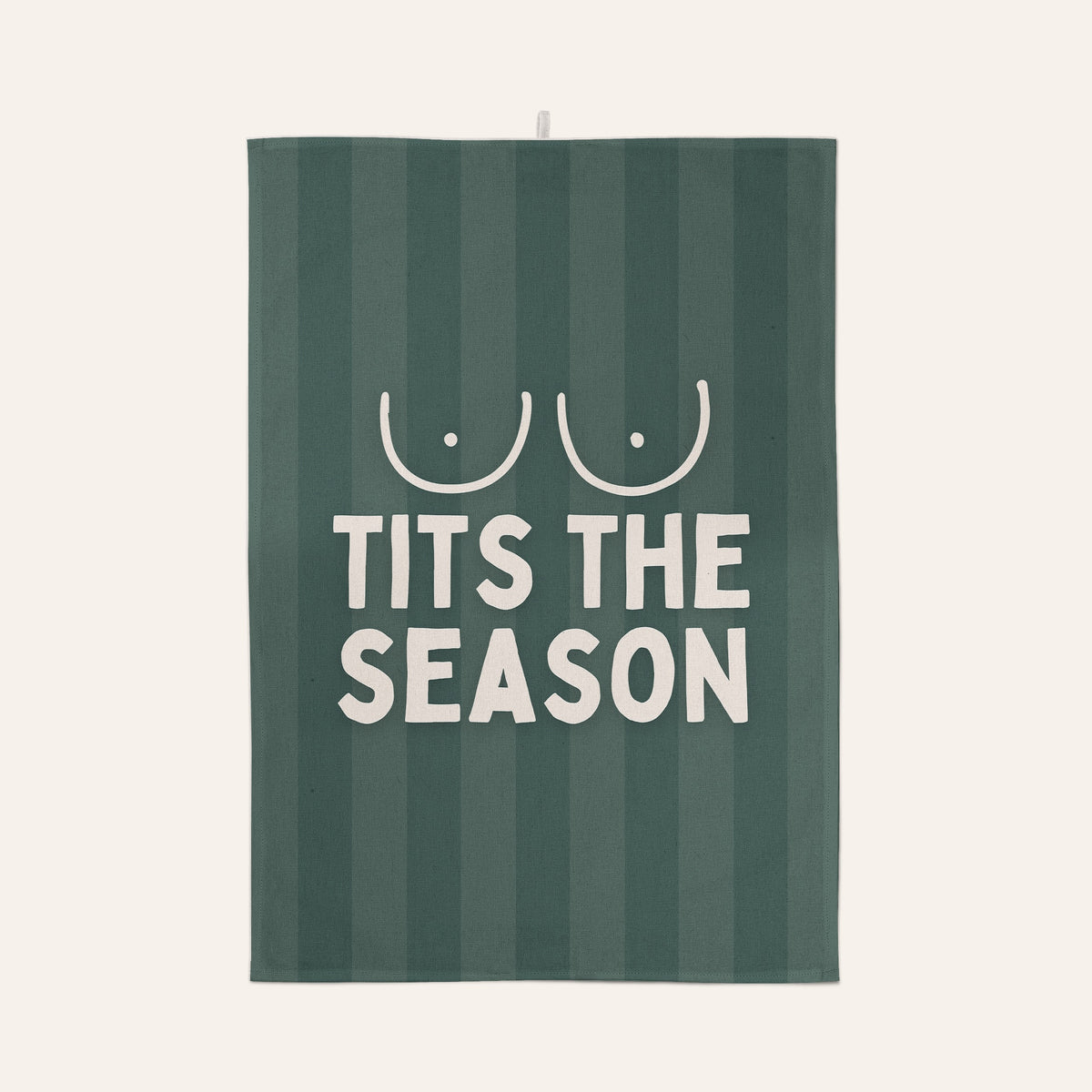 Tits The Season | Christmas Tea Towel