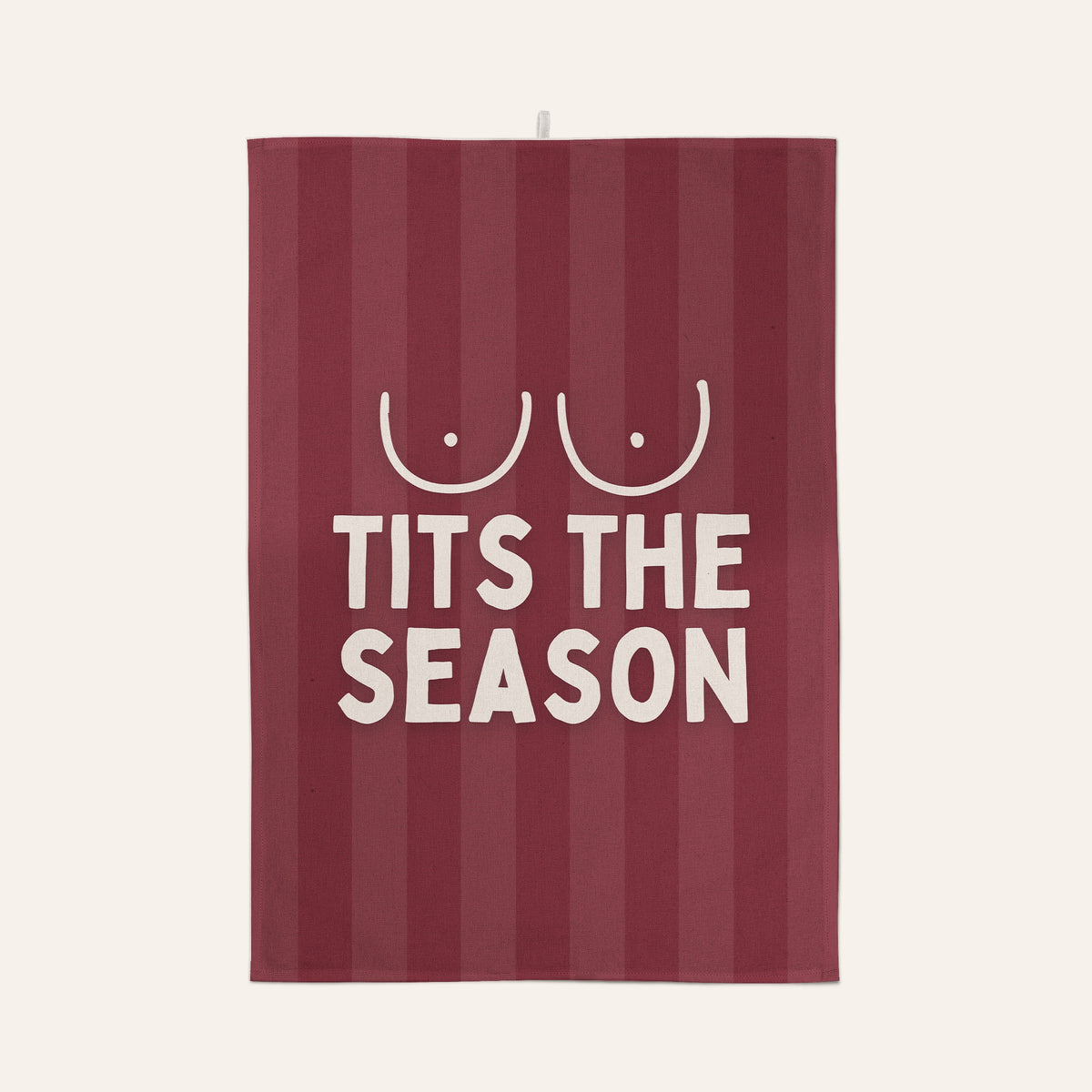 Tits The Season | Christmas Tea Towel