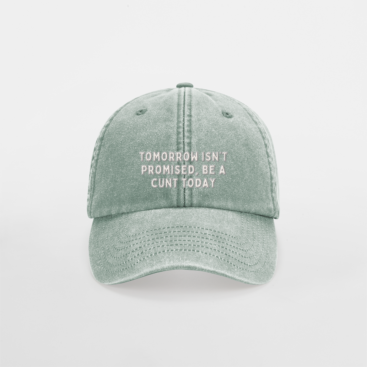 Tomorrow Isn't Promised, Be A Cunt Today | Vintage Low Profile Cap