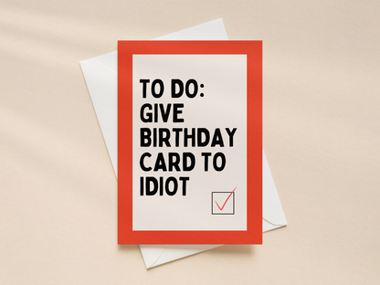 To Do | Greeting Card