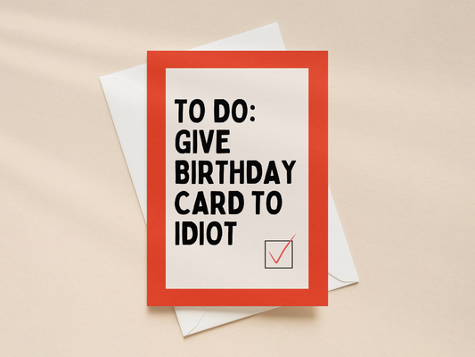To Do | Greeting Card