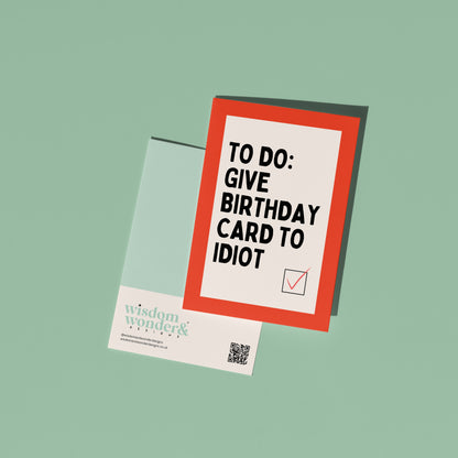 To Do | Greeting Card