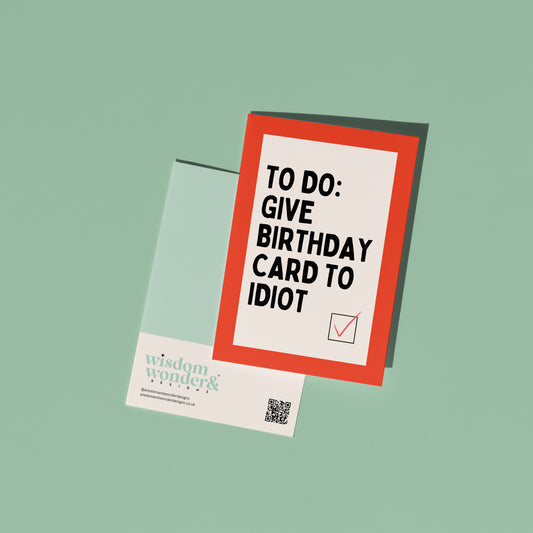 To Do | Greeting Card