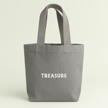 Treasure | Embroidered Mini Tote Bag