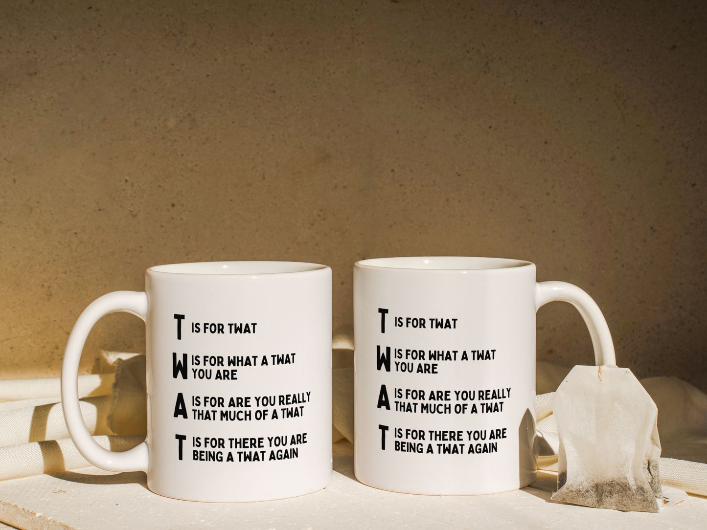 T Is For Twat | Mug