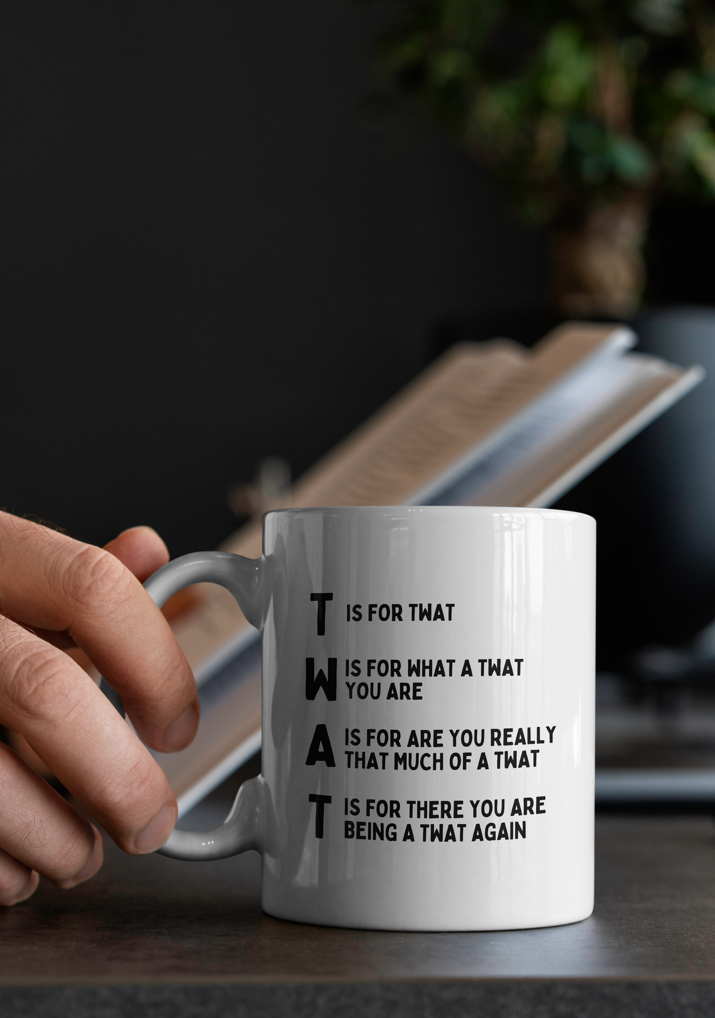 T Is For Twat | Mug