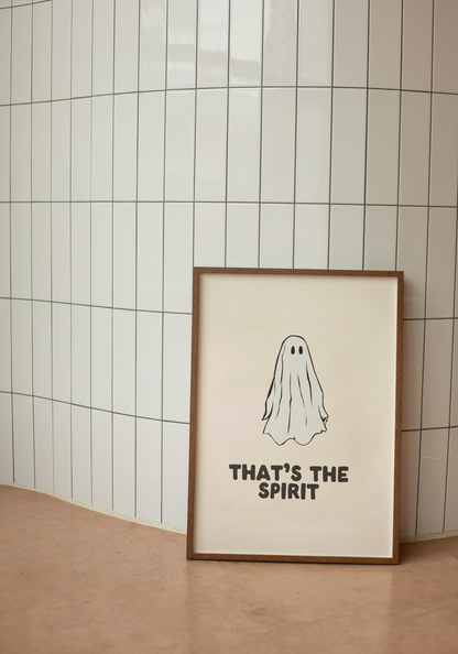 Digital Download | That's The Spirit | Ghosts | Black and Cream