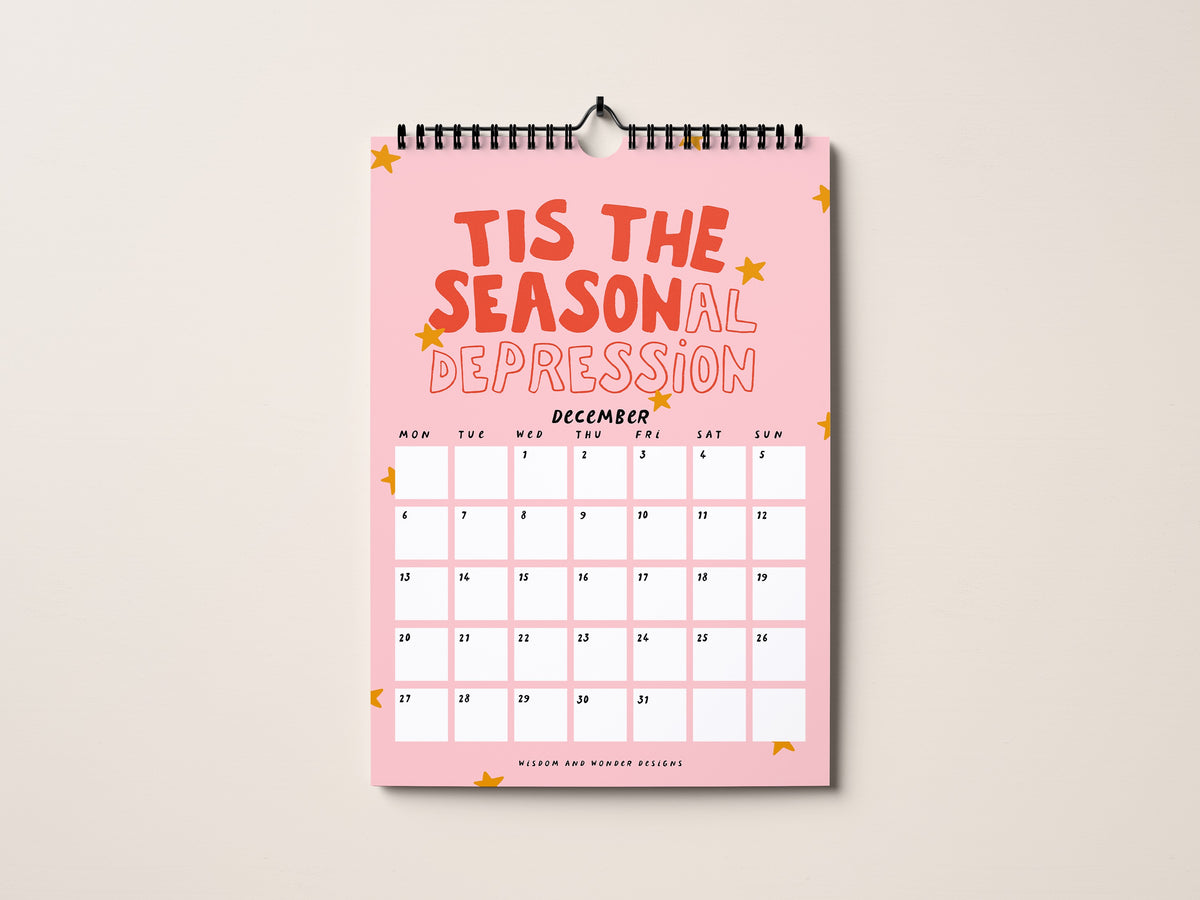 2027 Calendar | The Anxious Edition