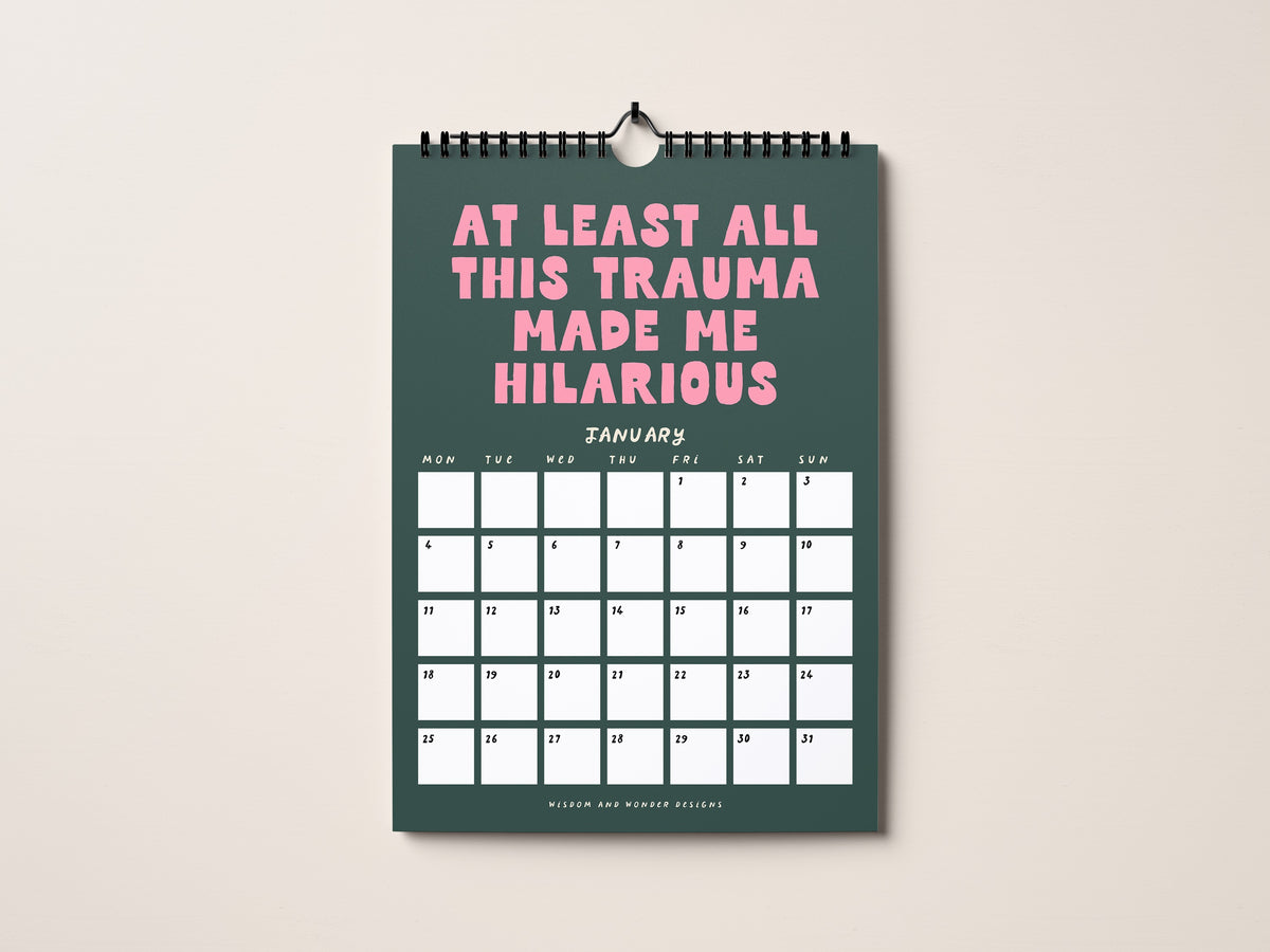 2027 Calendar | The Anxious Edition