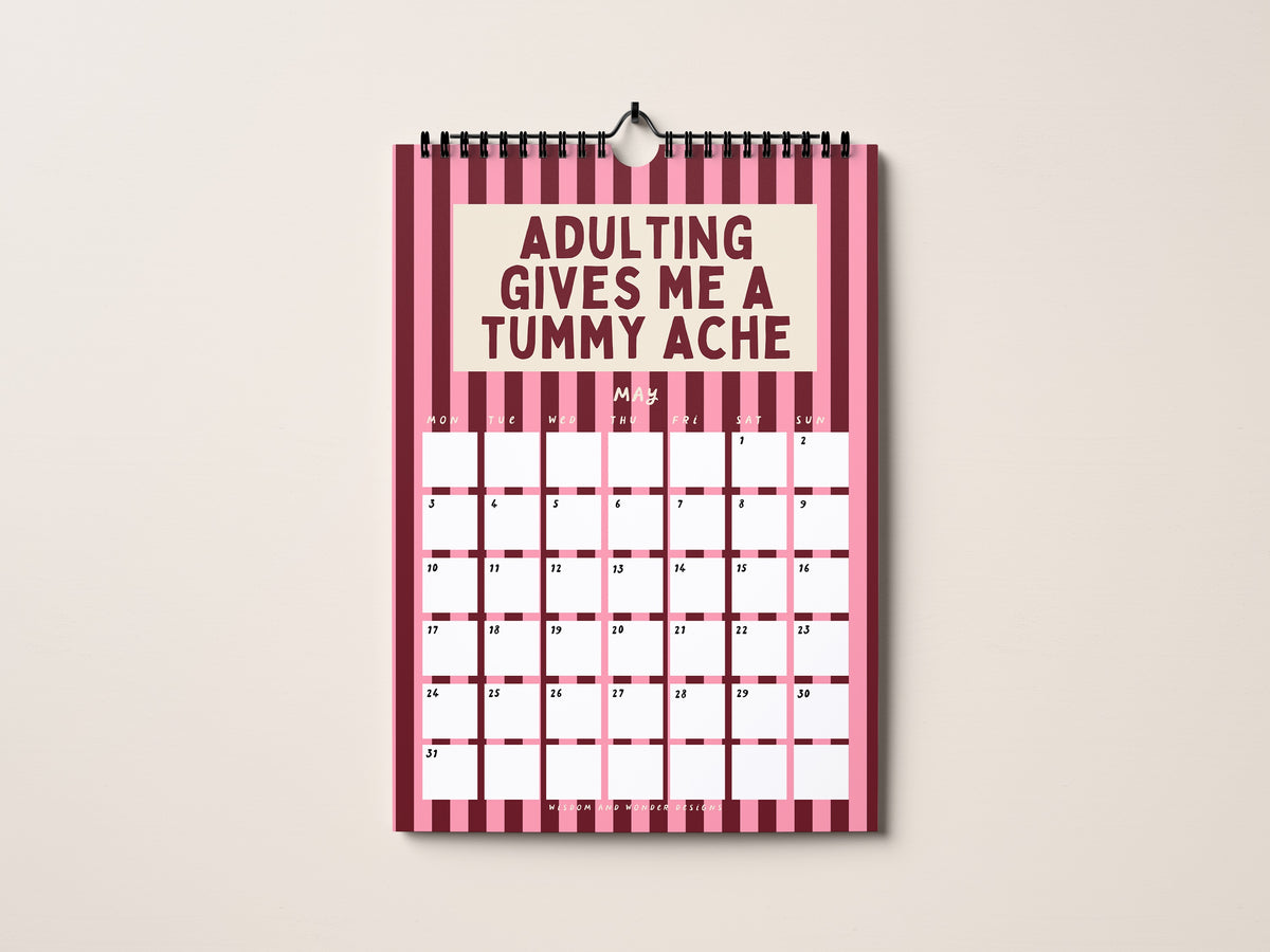 2027 Calendar | The Anxious Edition