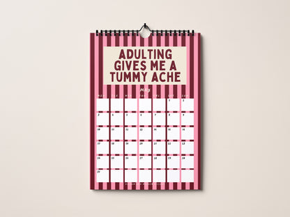 2027 Calendar | The Anxious Edition