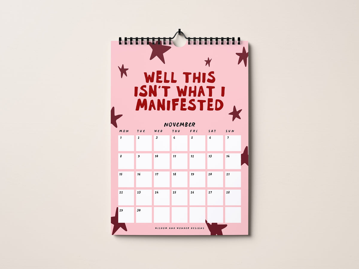 2027 Calendar | The Anxious Edition