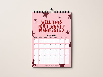 2027 Calendar | The Anxious Edition