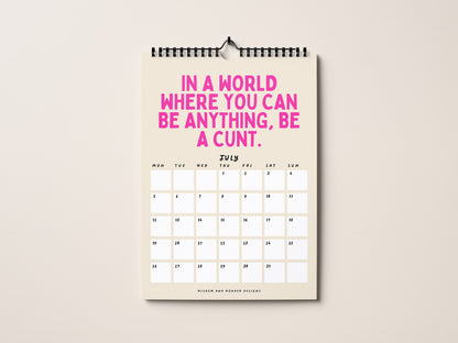 2027 Calendar | The Favourites Edition