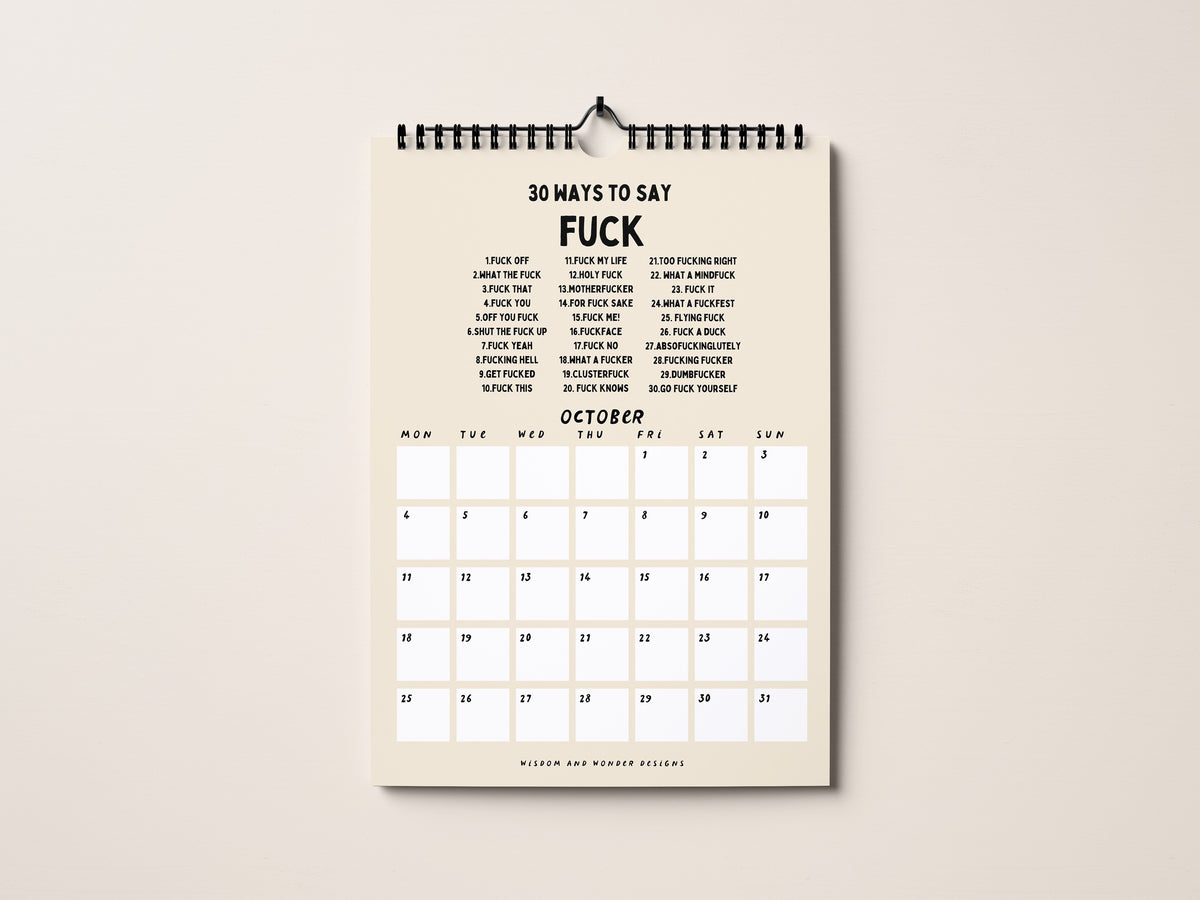 2027 Calendar | The Favourites Edition